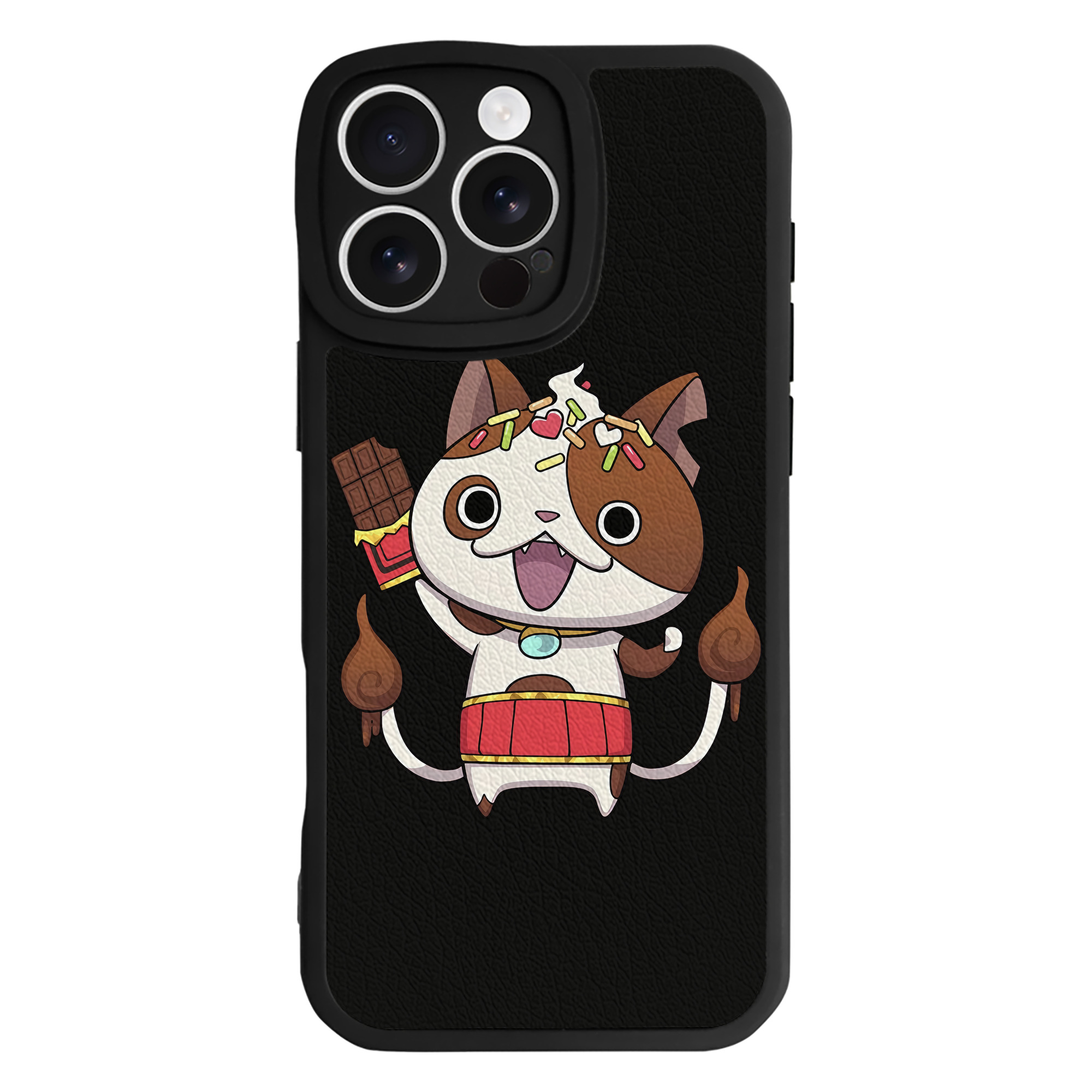 （画像用） 妖怪ウォッチ Yo-kai Watch 【iPhone 16シリーズ対応】シリコンスマホケース（レザー調） 材質：シリコン